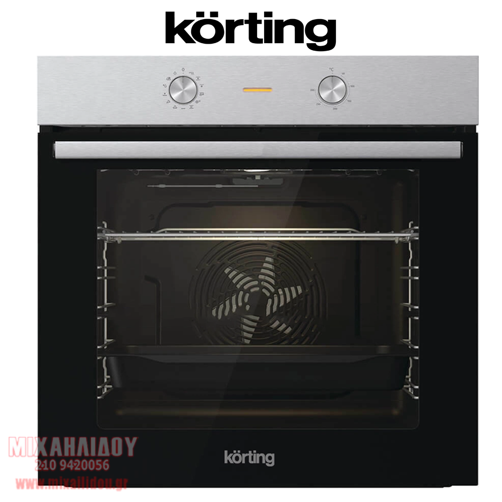 ΣΕΤ ΕΝΤΟΙΧΙΣΜΟΥ ΦΟΥΡΝΟΣ ΕΣΤΙΑ KORTING 740805 - KBO6717E02X & 736499 - HE6241C ΕΛΛΗΝΙΚΗΣ ΑΝΤΙΠΡΟΣΩΠΕΙΑΣ INOX